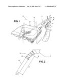 Inner structure of filler neck of fuel filler tube diagram and image