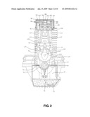 Lubrication system for four-stroke engine diagram and image