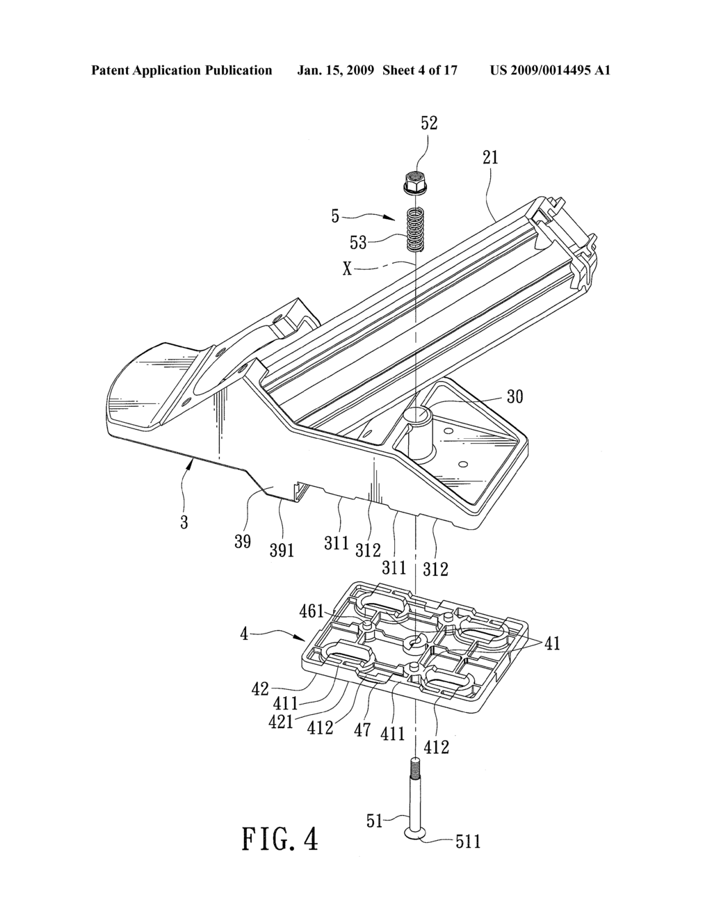 NOSE ASSEMBLY FOR A FLOOR NAIL GUN - diagram, schematic, and image 05