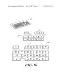 Electronic tagging system for tagging a plurality of luggage items transported through a transportation system, using electronic-ink display tags for displaying real-time information regarding said luggage items, and remotely programmable by activator modules installed throughout said transportion system diagram and image