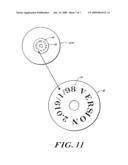 Electronic tagging system for tagging a plurality of luggage items transported through a transportation system, using electronic-ink display tags for displaying real-time information regarding said luggage items, and remotely programmable by activator modules installed throughout said transportion system diagram and image