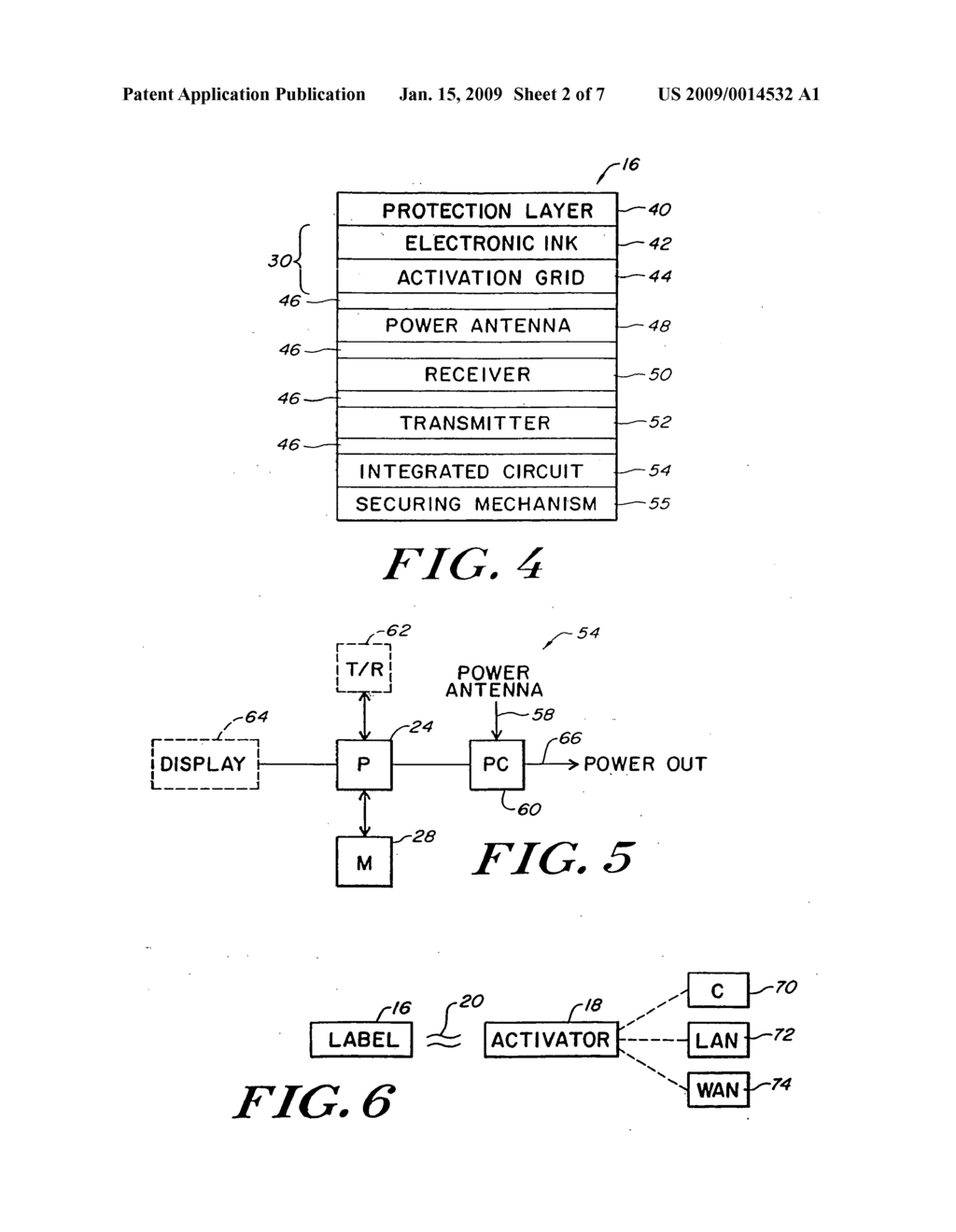 Electronic-ink based display system employing a plurality of RF-based activator modules in wireless communication with a plurality of remotely-updateable electronic display devices, each employing an electronic ink layer integrated within a stacked architecture - diagram, schematic, and image 03