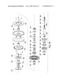 DOUBLE DRAG, PRE-SET ADJUST AND UNITARY END ASSEMBLY FOR TROLLING REEL diagram and image