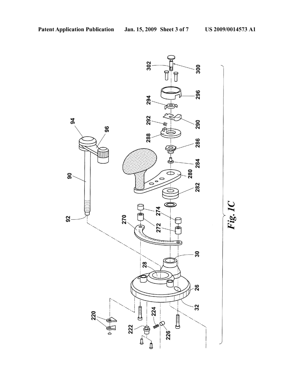 DOUBLE DRAG, PRE-SET ADJUST AND UNITARY END ASSEMBLY FOR TROLLING REEL - diagram, schematic, and image 04