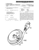 Device for reeling and unreeling a power supply line diagram and image