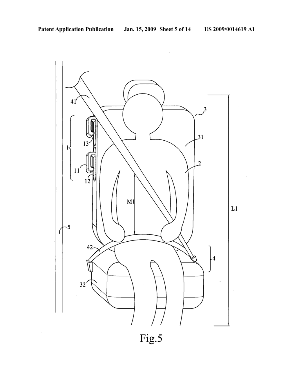 Multi adjustment for motor vehicle restriant positioning device - diagram, schematic, and image 06