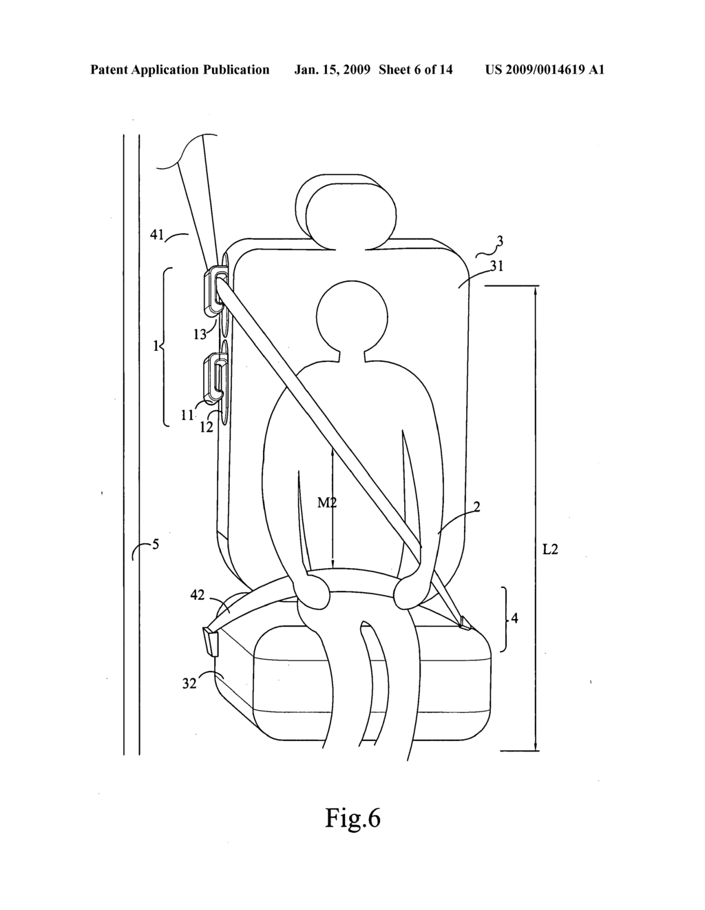 Multi adjustment for motor vehicle restriant positioning device - diagram, schematic, and image 07