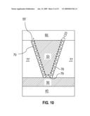 CURRENT CONSTRICTING PHASE CHANGE MEMORY ELEMENT STRUCTURE diagram and image