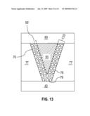 CURRENT CONSTRICTING PHASE CHANGE MEMORY ELEMENT STRUCTURE diagram and image