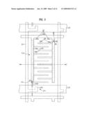 Thin film transistor array of horizontal electronic field applying type and method for fabricating the same diagram and image