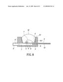 Method of manufacturing high power light-emitting device package and structure thereof diagram and image