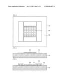 Image sensor module at wafer level, method of manufacturing the same, and camera module diagram and image