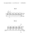 Method for producing chip stacks, and associated chip stacks diagram and image