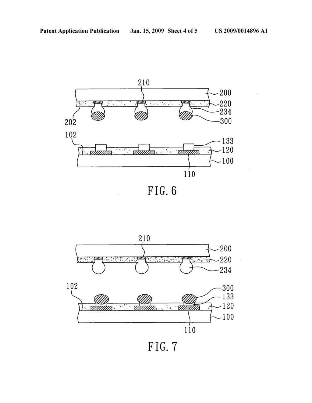 Flip-chip package structure, and the substrate and the chip thereof - diagram, schematic, and image 05