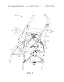 STROLLER AND BACKREST RECLINE DEVICE THEREOF diagram and image