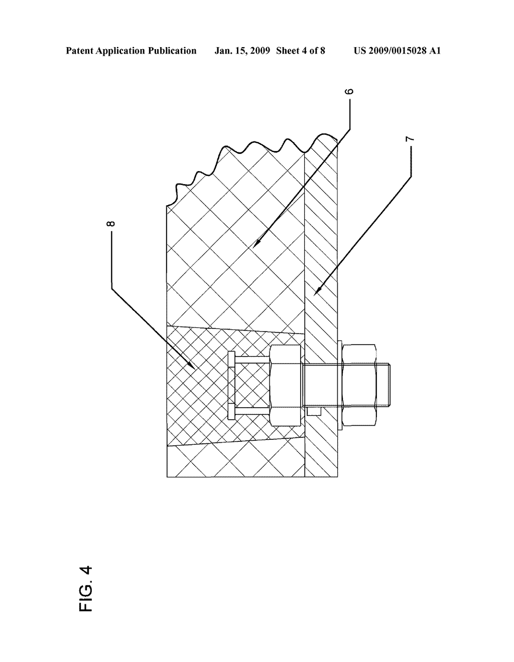 RUBBER SHIELD PLATE FOR MINING DUMP TRUCKS OR FREIGHT TRAIN CARS - diagram, schematic, and image 05