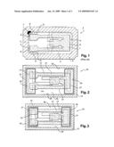 Packaging for piezoelectric resonator diagram and image