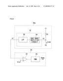 POWER SUPPLY DEVICE AND LIGHT-EMITTING DEVICE AND ELECTRONIC EQUIPMENT USING SUCH POWER SUPPLY DEVICE diagram and image