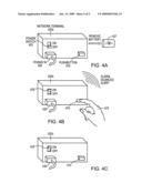 Method and apparatus for managing operations associated with a backup power source at a network terminal diagram and image