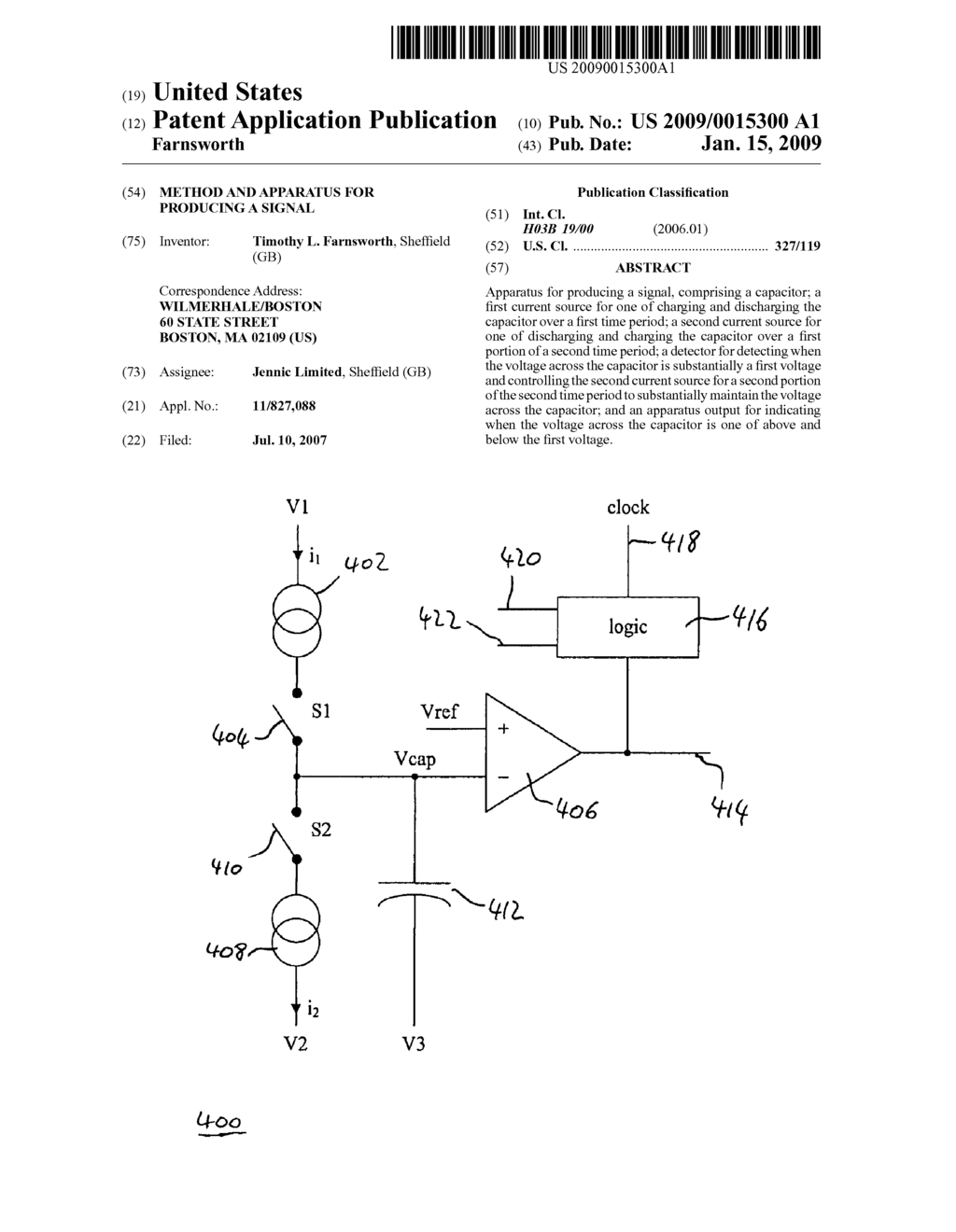 Method and apparatus for producing a signal - diagram, schematic, and image 01