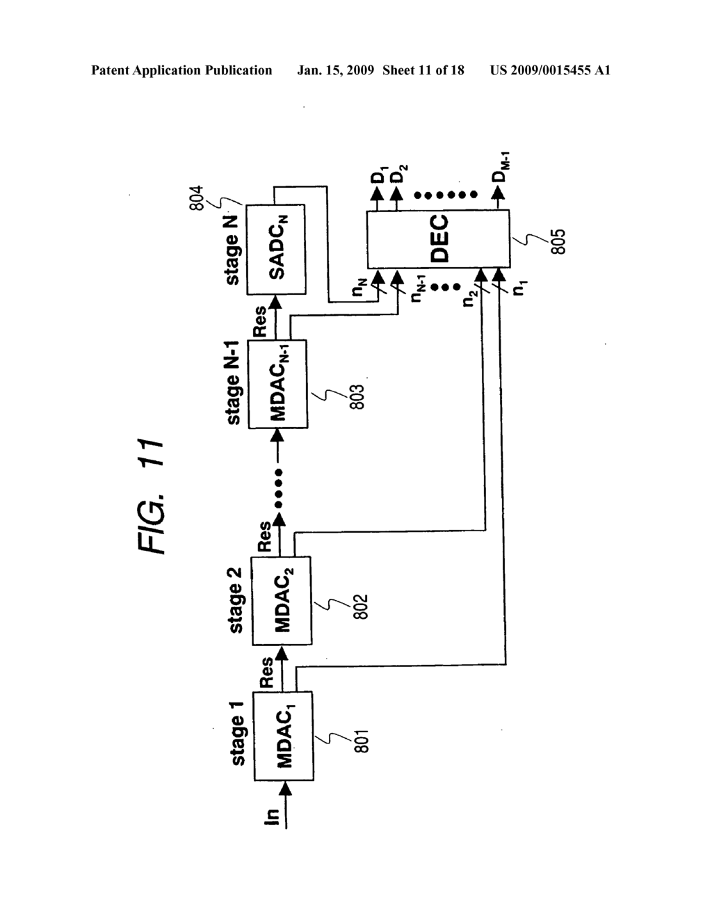 Analog-to-digital converter, method of controlling the same, and wireless transceiver circuit - diagram, schematic, and image 12