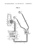 ANTENNA DEVICE WITH INTEGRATED CONNECTION CABLE, AND RADIO APPARATUS diagram and image