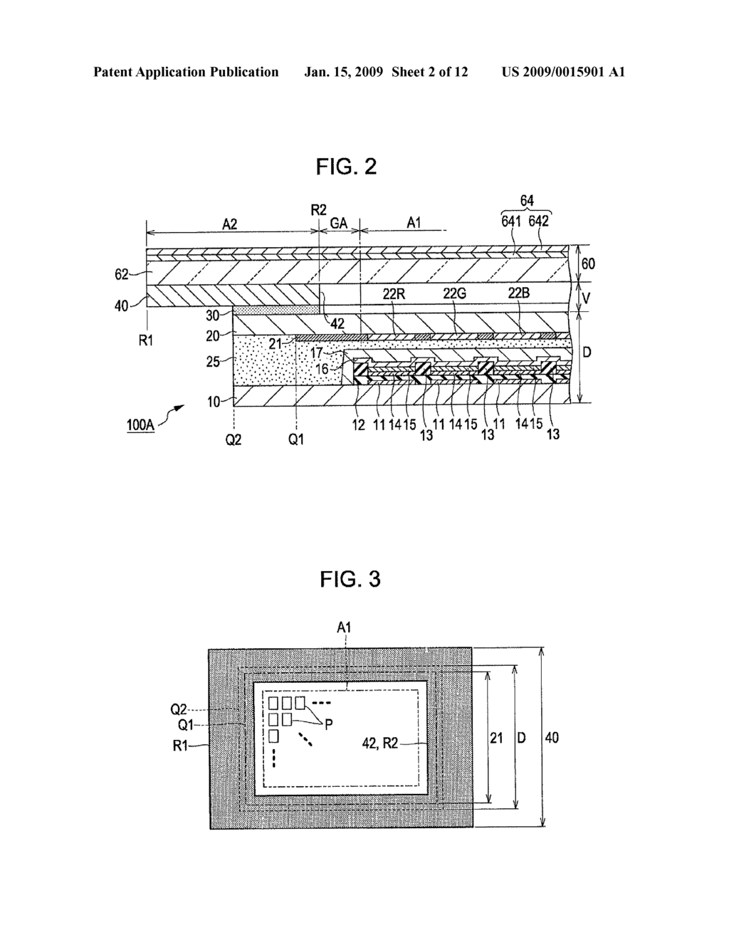 DISPLAY DEVICE AND ELECTRONIC APPARATUS - diagram, schematic, and image 03