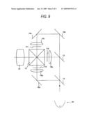 PROJECTION ZOOM LENS DEVICE AND PROJECTION-TYPE DISPLAY APPARATUS diagram and image