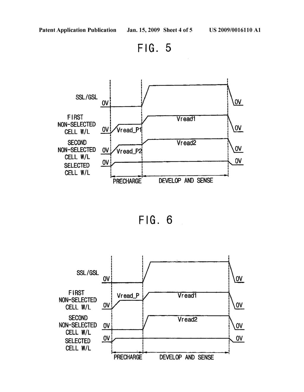 METHODS OF READING DATA FROM NON-VOLATILE SEMICONDUCTOR MEMORY DEVICE - diagram, schematic, and image 05