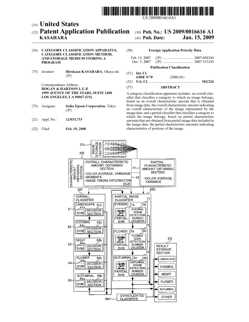 Category Classification Apparatus, Category Classification Method, and Storage Medium Storing a Program - diagram, schematic, and image 01