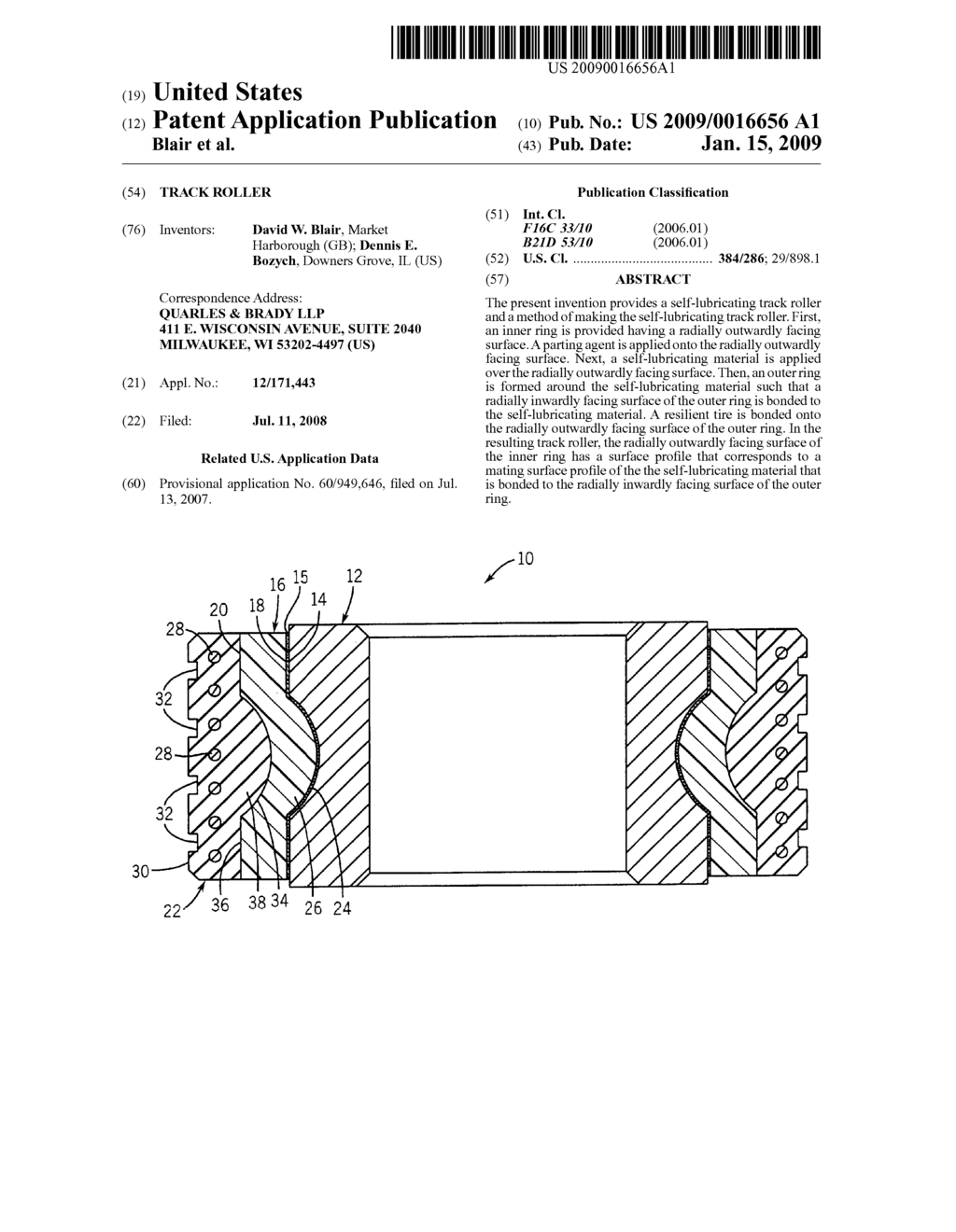 Track Roller - diagram, schematic, and image 01