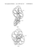 BIRD FLIGHT DIVERSION DEVICE AND SYSTEM FOR FIXING SAME TO OVERHEAD WIRES AND CABLES diagram and image