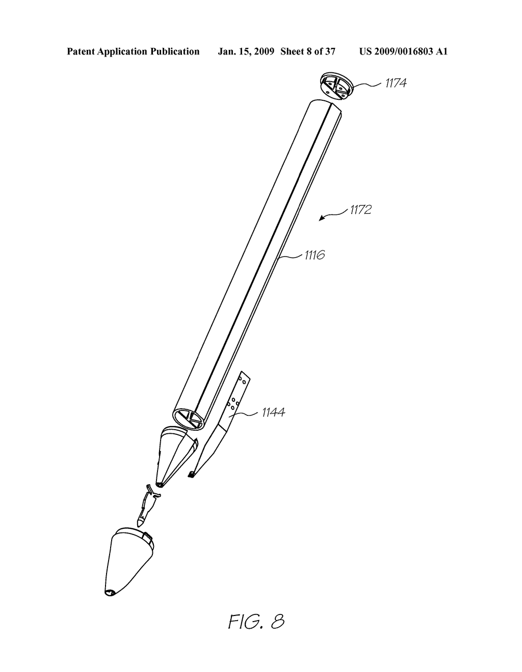 PEN-LIKE DEVICE HAVING INKJET PRINTER - diagram, schematic, and image 09