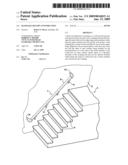 Hand rail return construction diagram and image