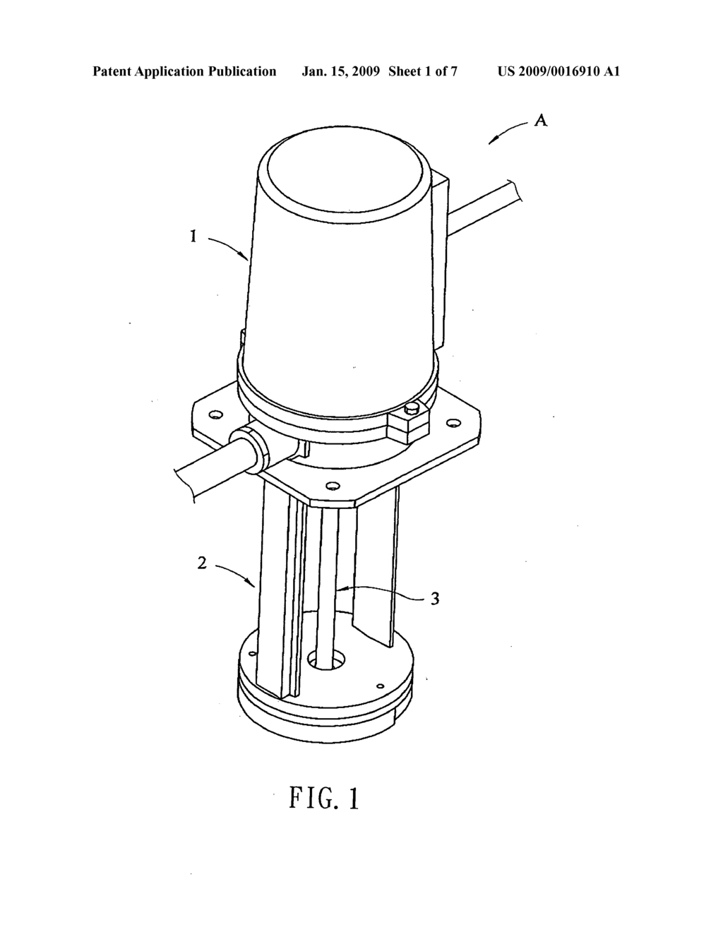 Coolant pump for processing machinery - diagram, schematic, and image 02