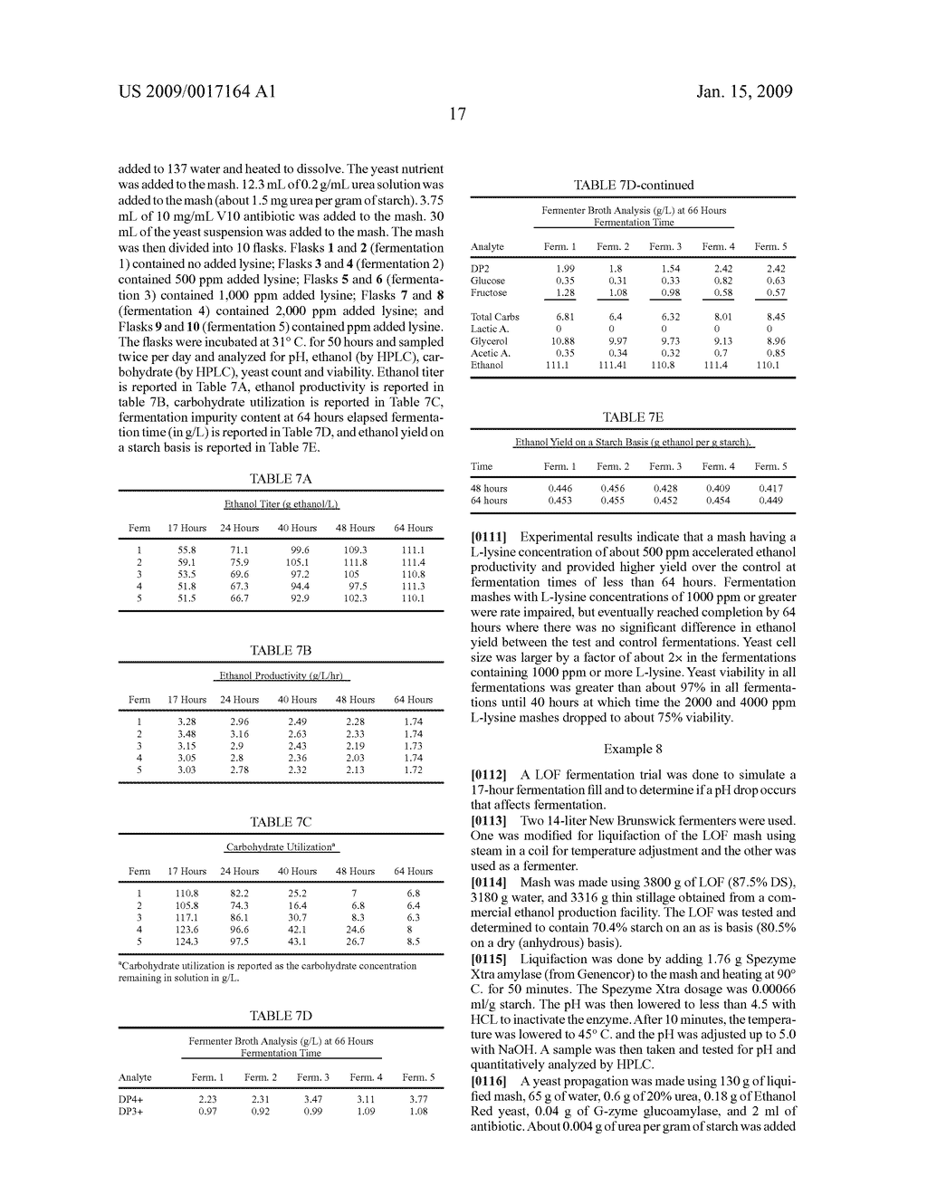 FERMENTATION PROCESS FOR THE PREPARATION OF ETHANOL FROM A CORN FRACTION HAVING LOW OIL CONTENT - diagram, schematic, and image 20