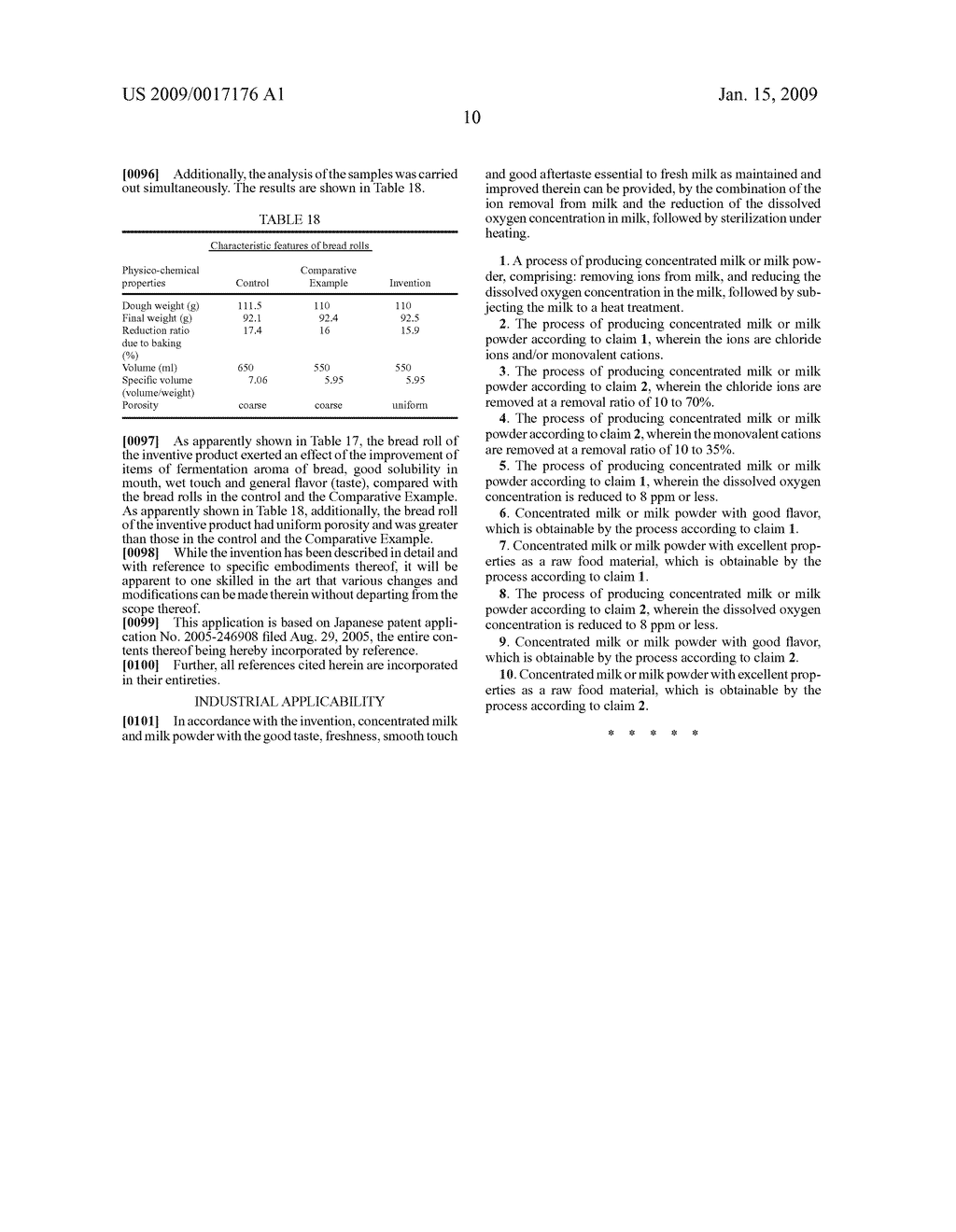 MILK MATERIAL WITH GOOD FLAVOR AND PHYSICO-CHEMICAL PROPERTIES AND PROCESS OF PRODUCING THE SAME - diagram, schematic, and image 14