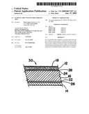 IN-MOLD LABEL WITH FOAMED ADHESIVE SKIN diagram and image