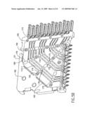 Connector with uniformly arrange ground and signal tail portions diagram and image