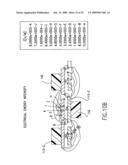 Connector with uniformly arrange ground and signal tail portions diagram and image