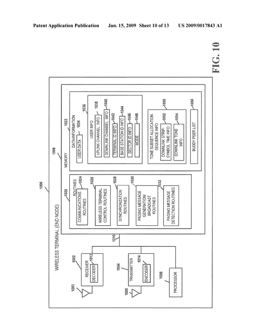 PERFORMING PAGING IN A WIRELESS PEER-TO-PEER NETWORK - diagram, schematic, and image 11