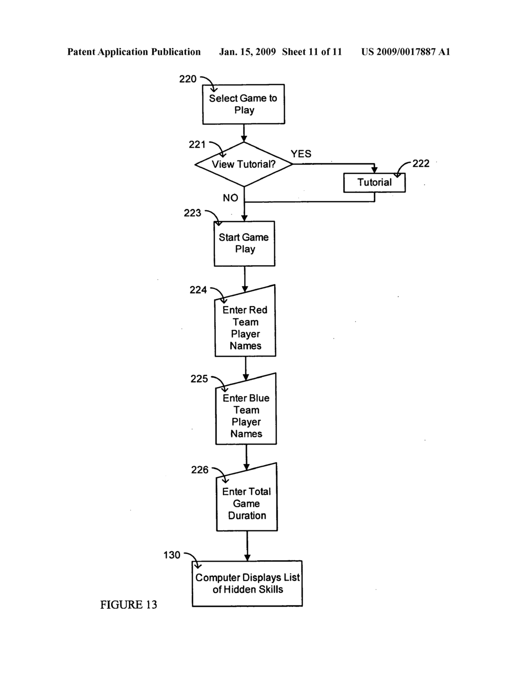 Electronic training game and method - diagram, schematic, and image 12