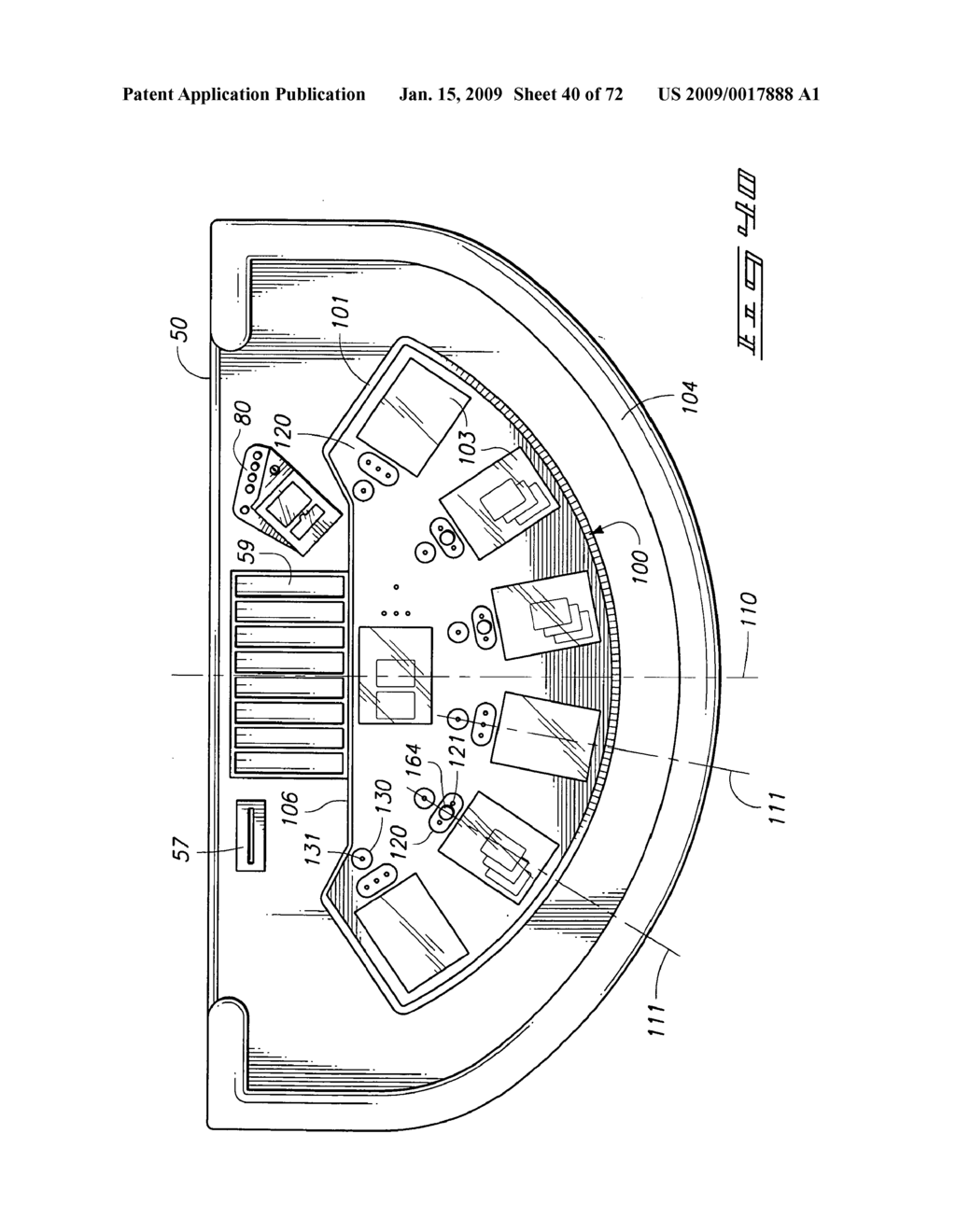 ELECTRONIC GAMING SYSTEM WITH REAL PLAYING CARDS AND MULTIPLE PLAYER DISPLAYS FOR VIRTUAL CARD AND BETTING IMAGES - diagram, schematic, and image 41