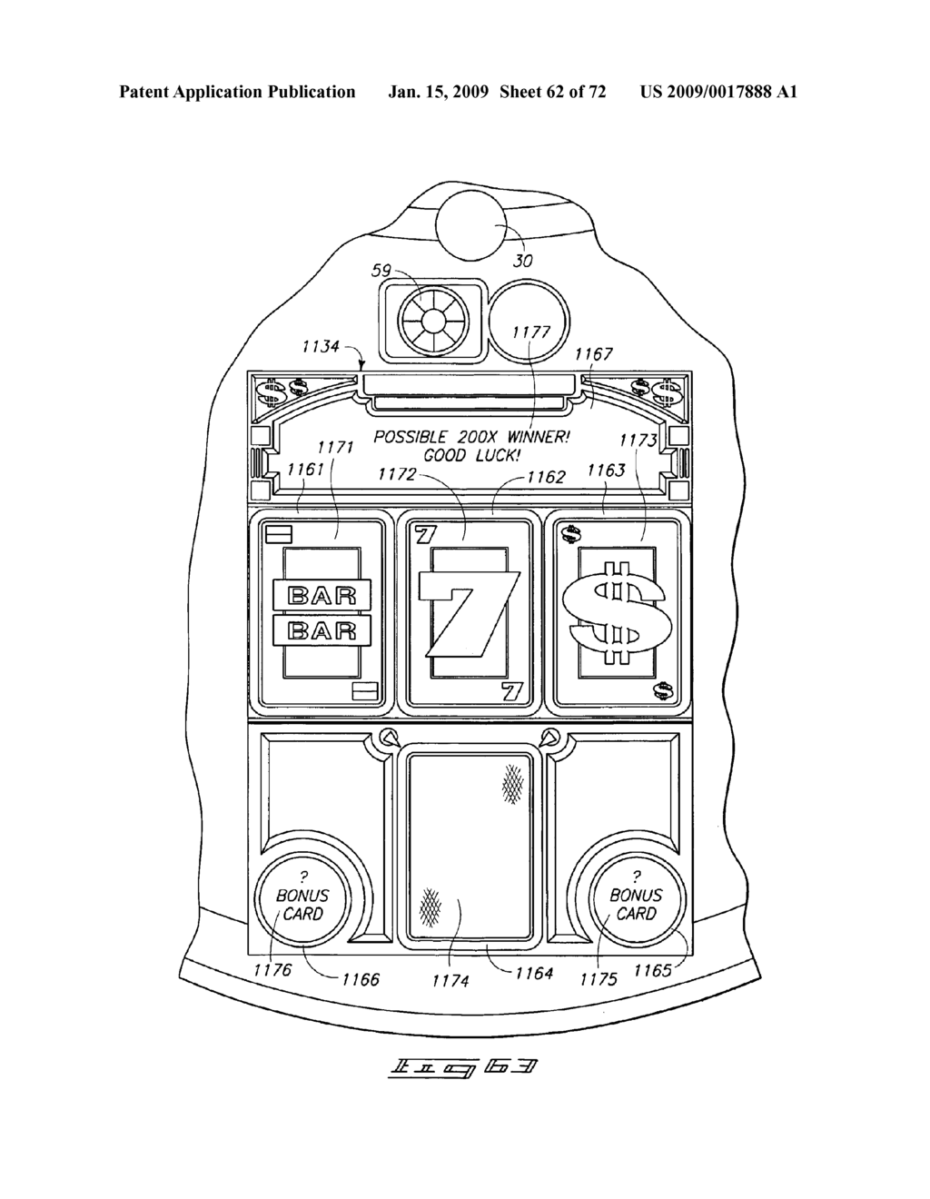 ELECTRONIC GAMING SYSTEM WITH REAL PLAYING CARDS AND MULTIPLE PLAYER DISPLAYS FOR VIRTUAL CARD AND BETTING IMAGES - diagram, schematic, and image 63