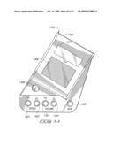 ELECTRONIC GAMING SYSTEM WITH REAL PLAYING CARDS AND MULTIPLE PLAYER DISPLAYS FOR VIRTUAL CARD AND BETTING IMAGES diagram and image