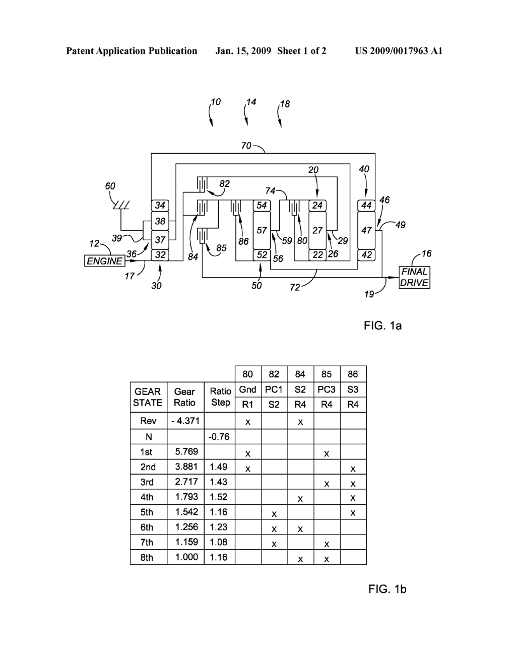 8-Speed Transmission - diagram, schematic, and image 02