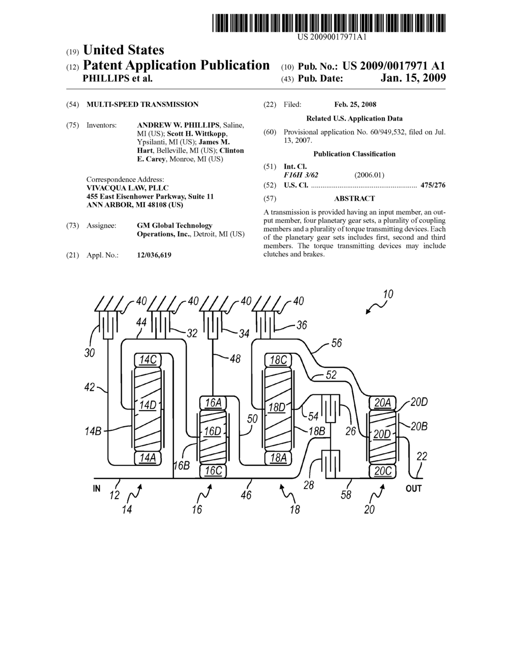 MULTI-SPEED TRANSMISSION - diagram, schematic, and image 01