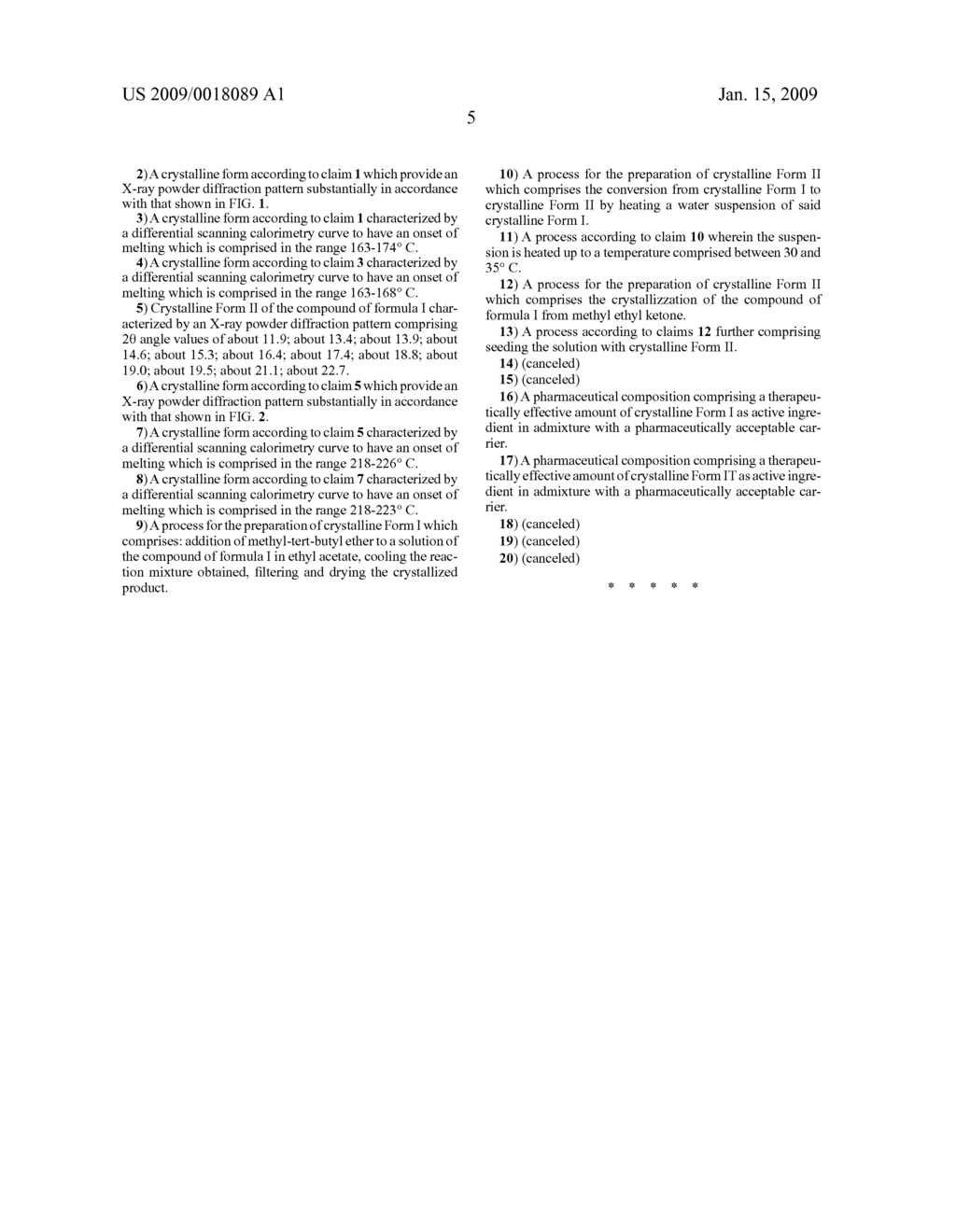 CRYSTALLINE FORMS OF MACROLIDE COMPOUNDS ENDOWED WITH ANTIINFLAMMATORY ACTIVITY - diagram, schematic, and image 08