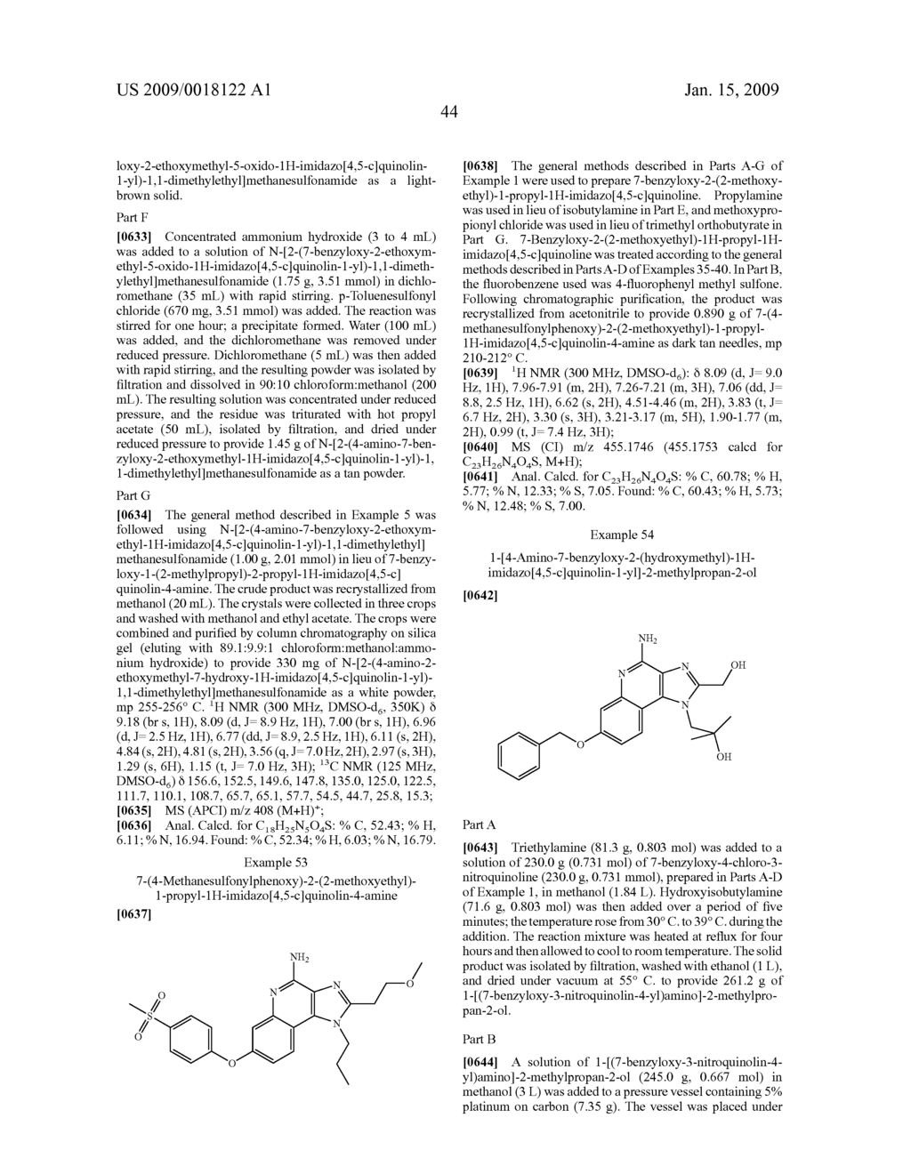 Aryloxy and Arylalkyleneoxy Substituted Imidazoquinolines - diagram, schematic, and image 45