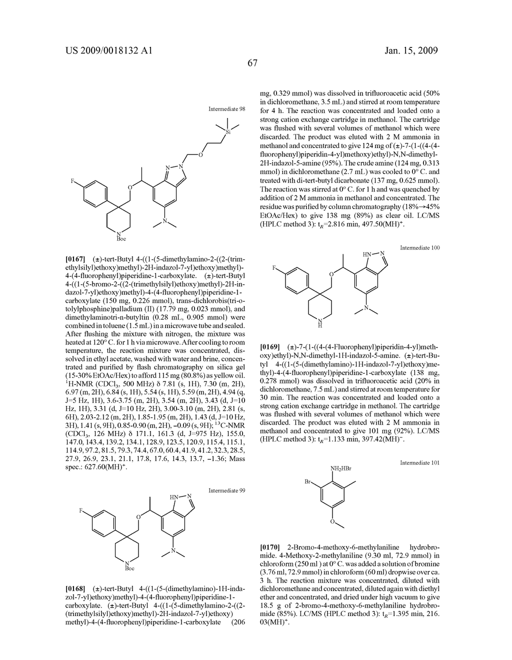 Substituted Heterocyclic Ethers and Their Use in CNS Disorders - diagram, schematic, and image 68